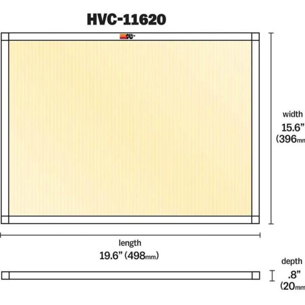 KN HVAC Filters K&N Engineering HVC-11620