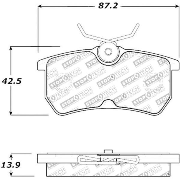 ST Street Brake Pads Stoptech 308.08860