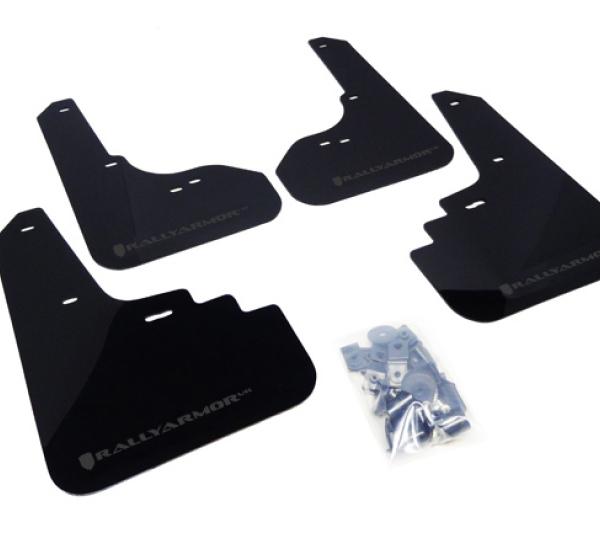 RAL UR Blk Flap/Grey Logo Rally Armor MF4-UR-BLK/GRY