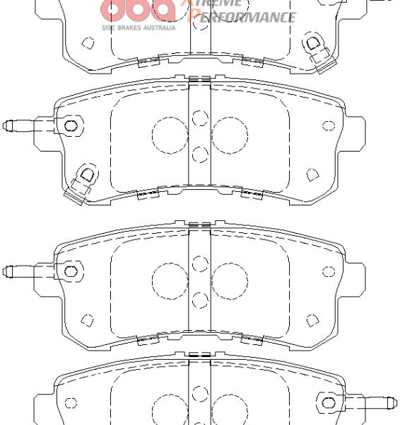 DBA XP Performance Brake Pads DBA DB2244XP