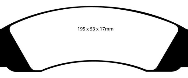 EBC Greenstuff Brake Pad Sets EBC DP61767