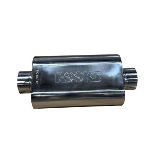 KSH Univ Polished Muffler Kooks Headers KO300-12-CI