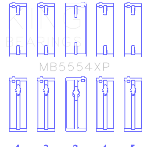King Engine Bearings MB5554XP.026