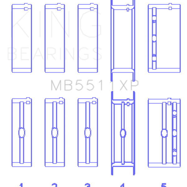 King Engine Bearings MB5511XP