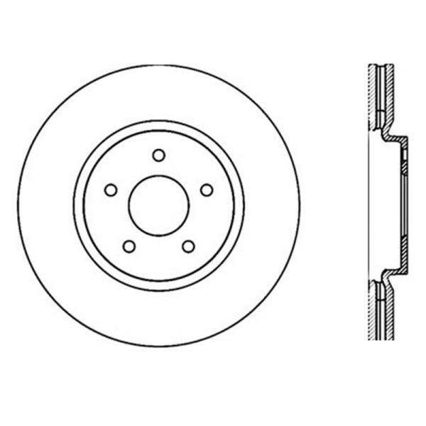 ST Slot & Drill Brake Rotors Stoptech 127.42100L