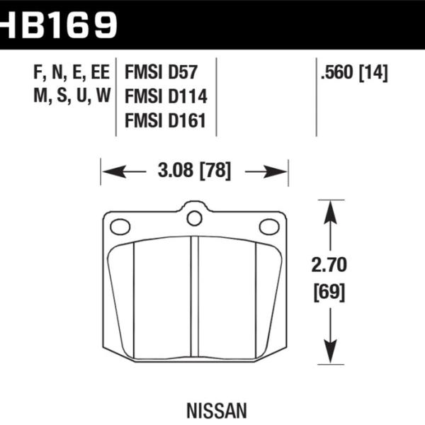 Hawk Performance HB169M.560