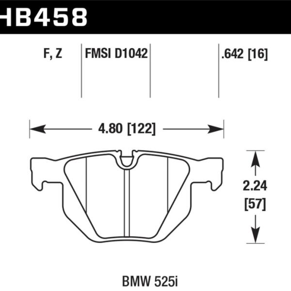 Hawk Performance HB458Z.642