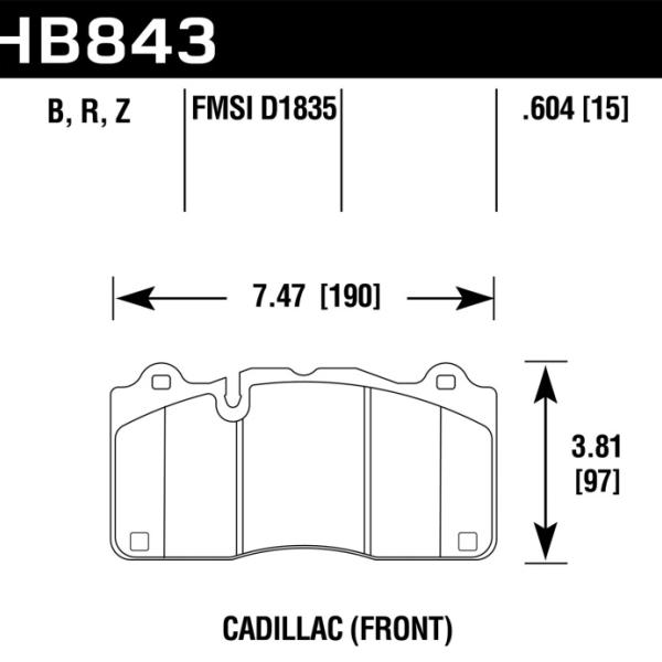Hawk Performance HB843B.604
