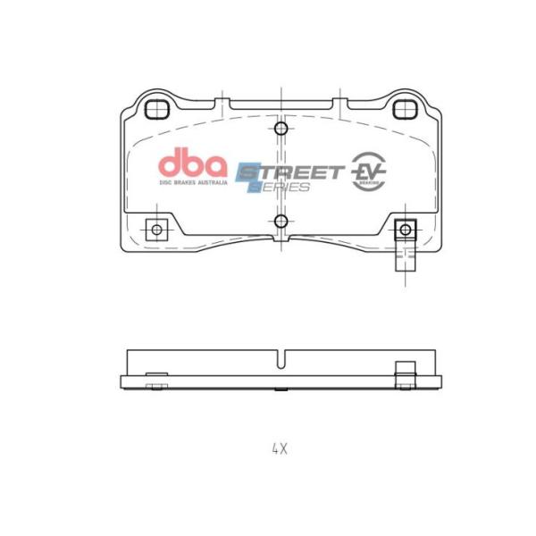 DBA Street Series Brake Pads DBA DB15158SSEV