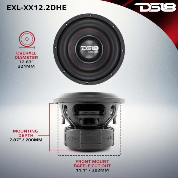 DSE EXL-XX High Excursion Subwoofers DS18 EXL-XX12.2DHE