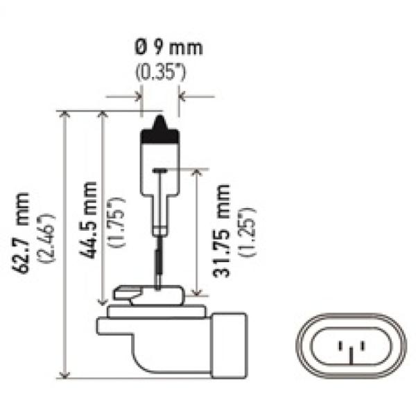 HELLA Optilux Xenon Bulb Hella H71071182