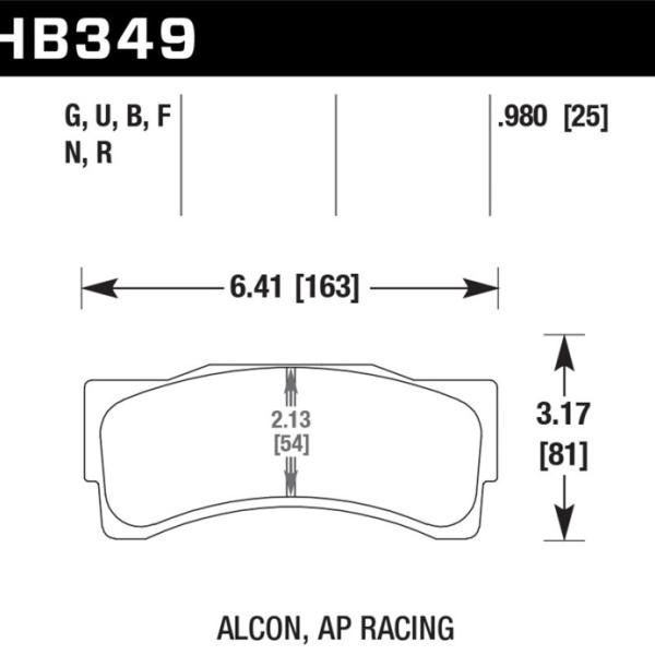 Hawk Performance HB349G.980