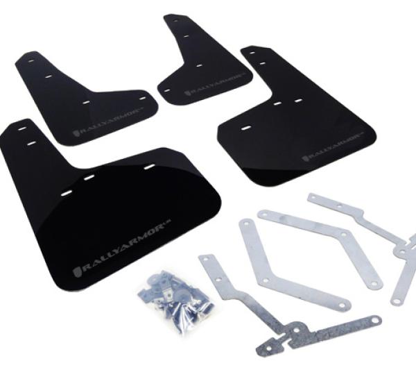 RAL UR Blk Flap/Grey Logo Rally Armor MF27-UR-BLK/GRY