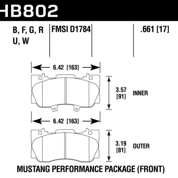Hawk Performance HB802W.661