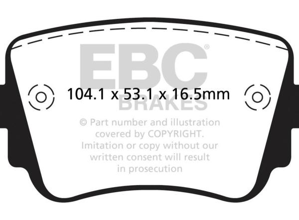 EBC Yellowstuff Brake Pad Sets EBC DP42201R