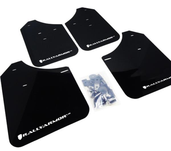 RAL Classic Blk Flap/Wht Logo Rally Armor MF1-UR-BLK/WH