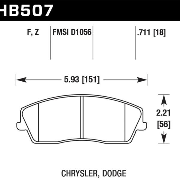 Hawk Performance HB507Z.711