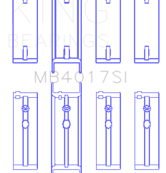KING Main Bearings King Engine Bearings MB4017SI