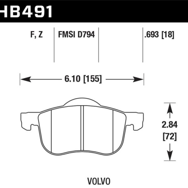 Hawk Performance HB491Z.693