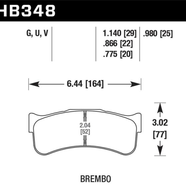 Hawk Performance HB348Q.980