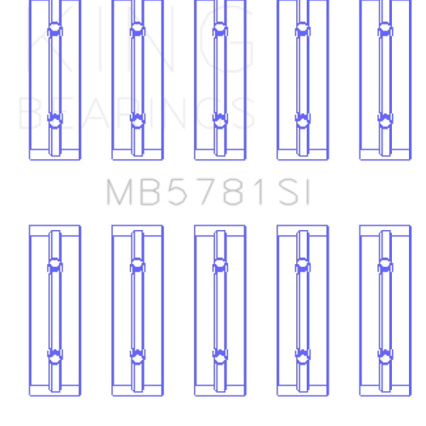 KING Main Bearings King Engine Bearings MB5781SI