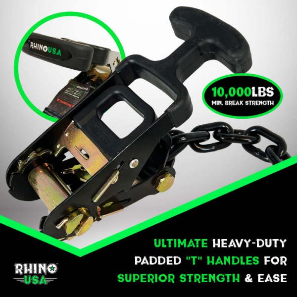 Rhino USA LASSO-STRAPS-BLK