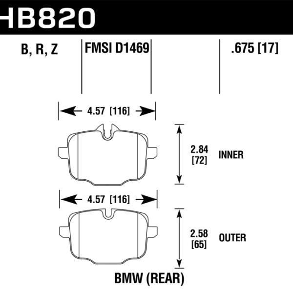 Hawk Performance HB820Z.675