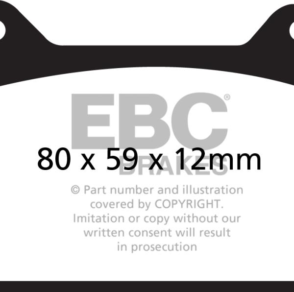 EBC Yellowstuff Brake Pad Sets EBC DP4057R