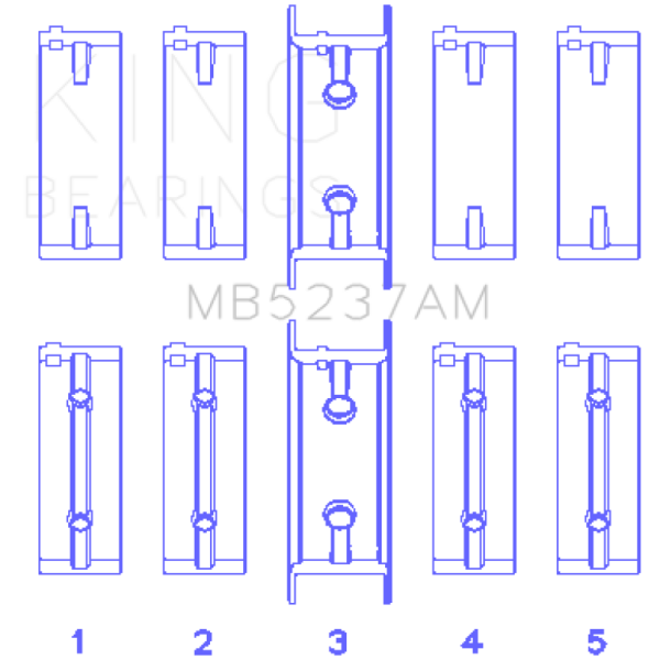 King Engine Bearings MB5237AM0.25