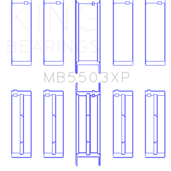 KING Performance Main Bearings King Engine Bearings MB5503XP