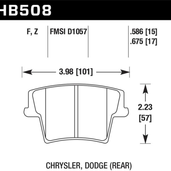 Hawk Performance HB508Z.675