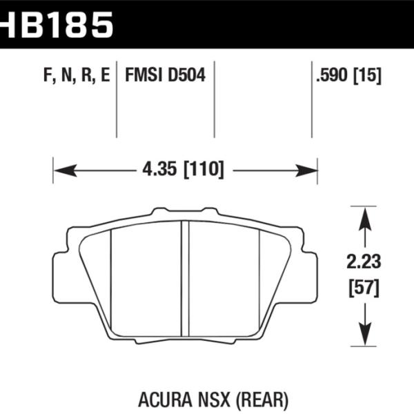 Hawk Performance HB185E.590