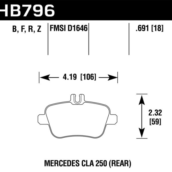 Hawk Performance HB796F.691