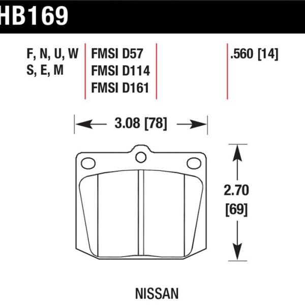 Hawk Performance HB169E.560