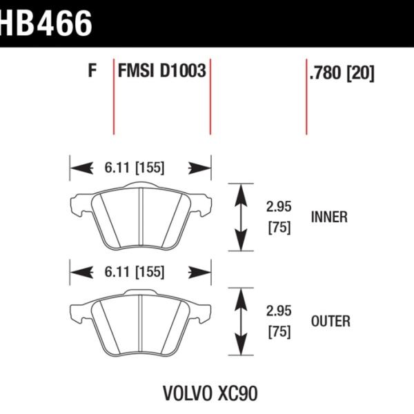 Hawk Performance HB477Y.610