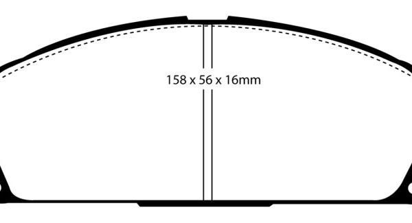EBC Yellowstuff Brake Pad Sets EBC DP41247R