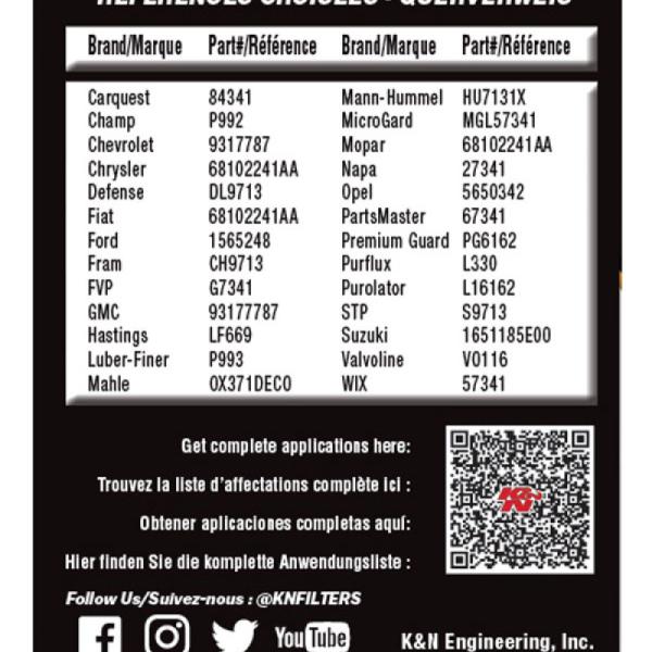 K&N Engineering HP-7041