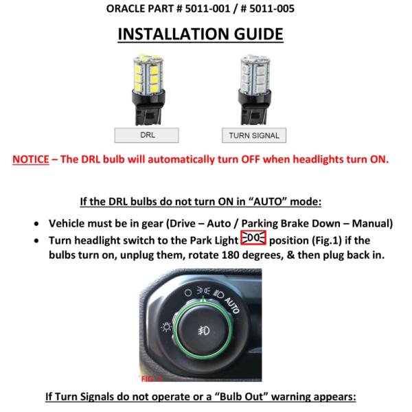 ORACLE Lighting 5011-001