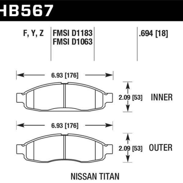 Hawk Performance HB567F.694
