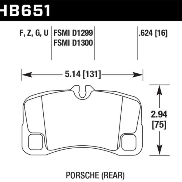 Hawk Performance HB651G.624