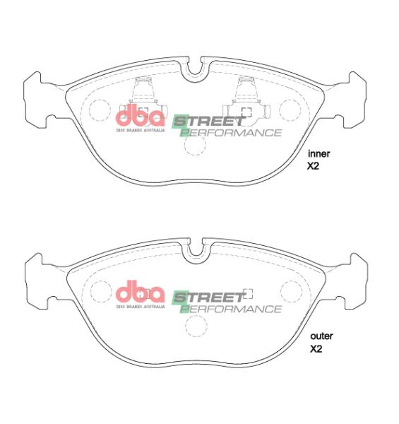 DBA SP Performance Brake Pads DBA DB15194SP