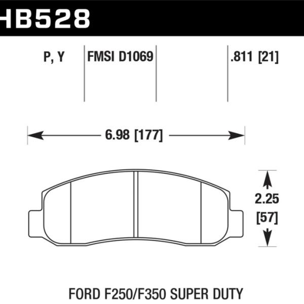 Hawk Performance HB528P.811