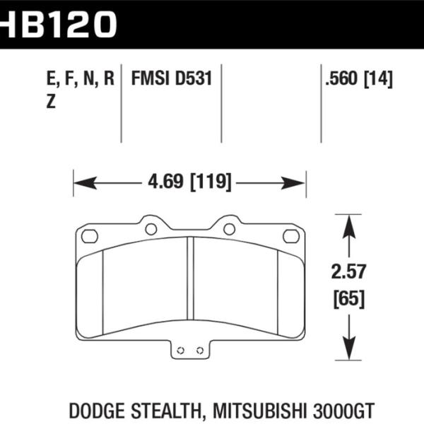 Hawk Performance HB120E.560