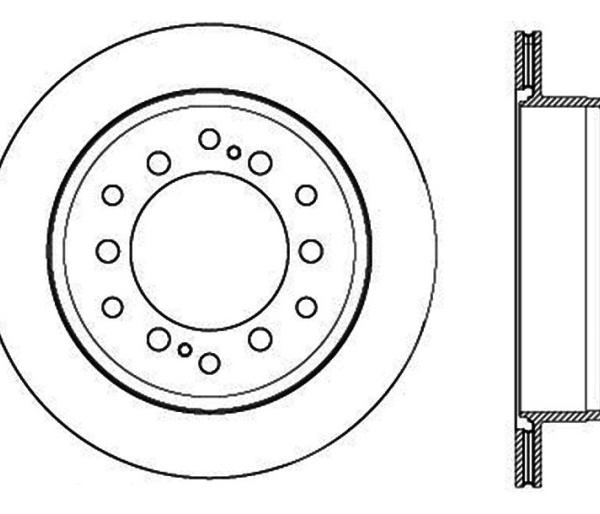 ST Slot & Drill Brake Rotors Stoptech 127.44175L