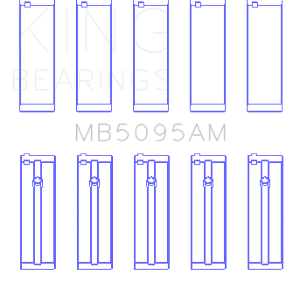 KING Performance Main Bearings King Engine Bearings MB5095AM