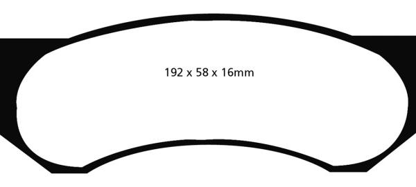 EBC Yellowstuff Brake Pad Sets EBC DP41306R