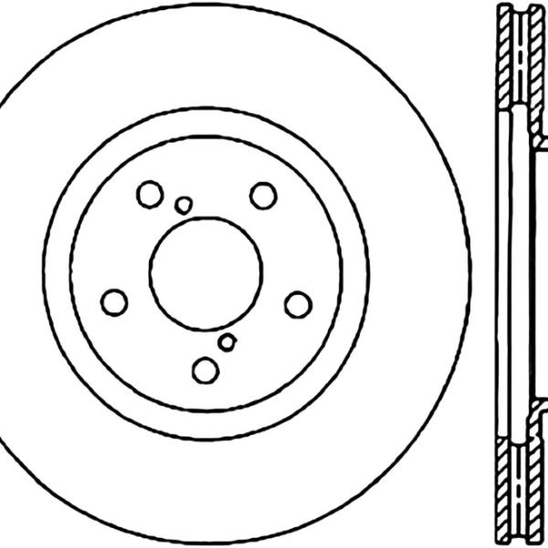 ST Slot & Drill Brake Rotors Stoptech 127.47022R