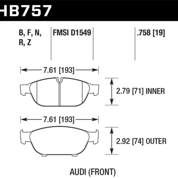 Hawk Performance HB757Z.758