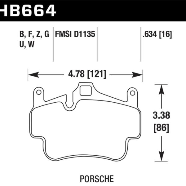 Hawk Performance HB664Z.634