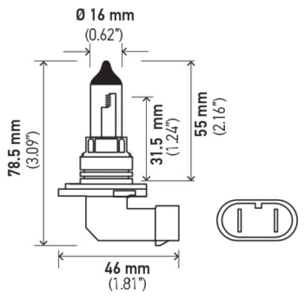 HELLA Halogen Bulb Hella H71071432